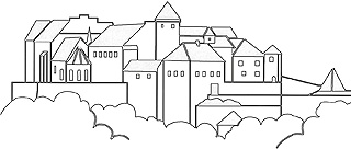 Malvorlage "Burg Trausnitz" → externer Link zu den Malvorlagen externer Link zu den Malvorlagen