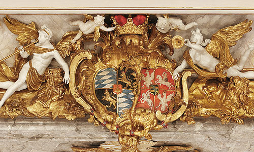 Picture: Alliance coat-of-arms of Bavaria and Saxony