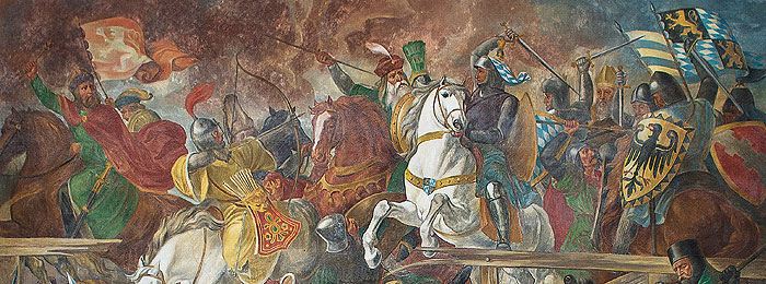 Picture: Detail of the fresco cycle illustrating Bavarian history
