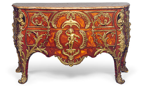 Picture: Commode with putti playing musical instruments