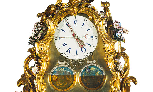 Picture: Bracket clock, clockwork by Claude-Simon Passement, around 1750
