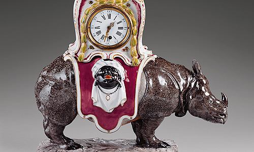 Picture: Rhinoceros clock