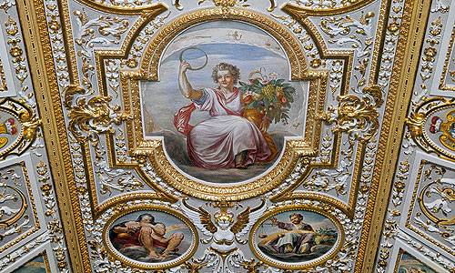 Picture: Ceiling in the Room of the Seasons, detail